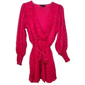 MAX + ASH Belted Pink Dress